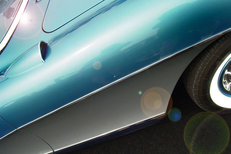 Blue Corvette