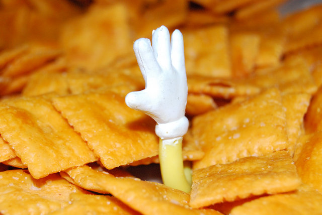 Bendy lost in Cheez-it's