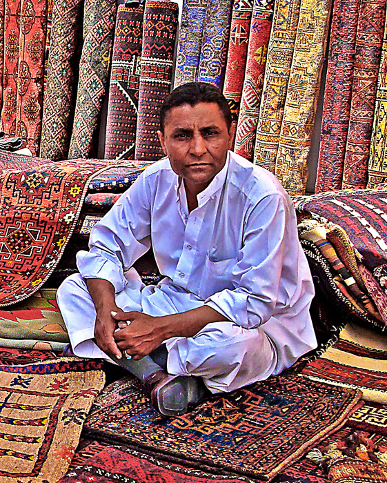 Afghan Carpet Vender