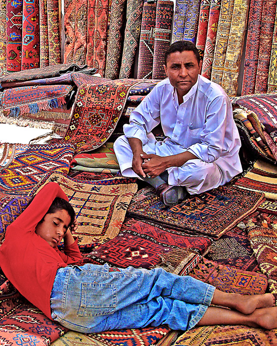 Afghan Carpet Vendor Lifestyle