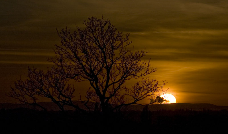 Sunset Over Cronton