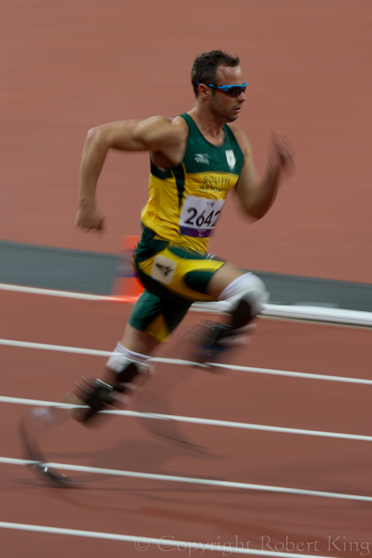 Oscar Pistorius in 400m T44 heat_7967351262_o