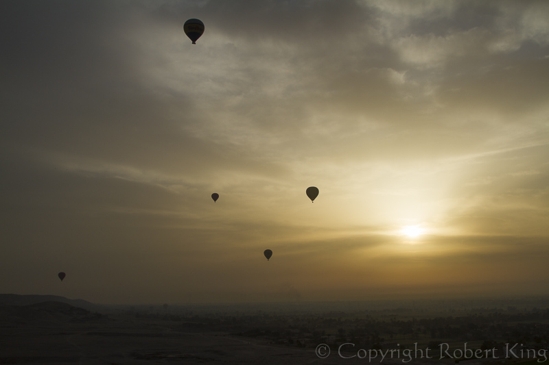 Hot air balooning over Luxor