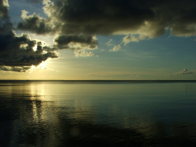 Sunset on The Great Barrier Reef