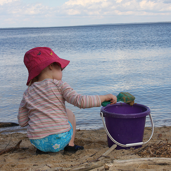 Mya at the Beach