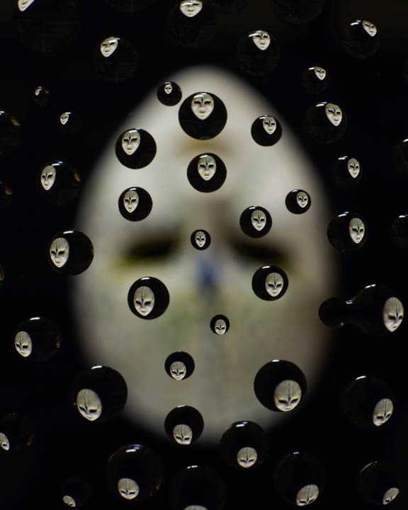 Water drop refraction study