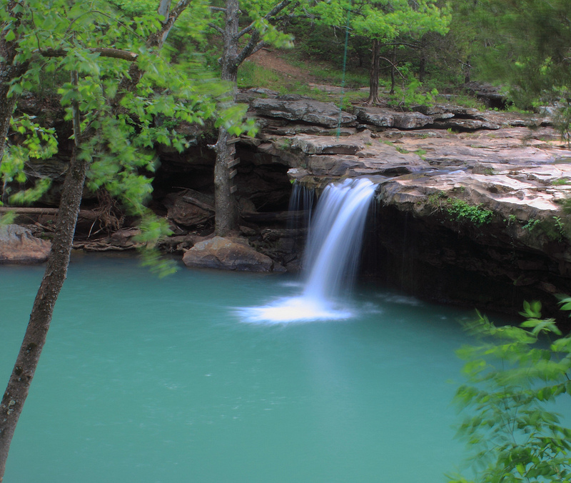 Windy Day at Falling Water Falls