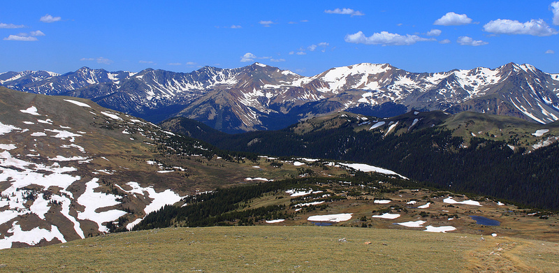 View from gore Range Overlook, Rocky Mountain NP