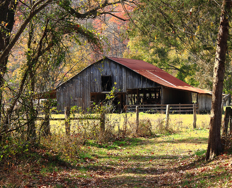 Old Barn at End of country Lane by dandavis - DPChallenge