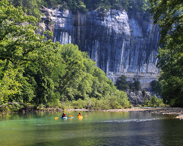 Kayakers on Buffalo River