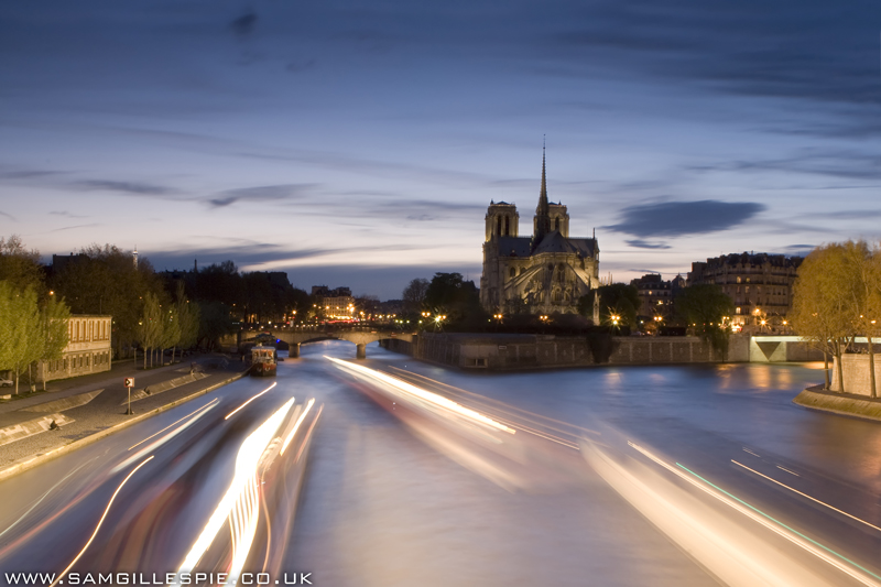 Along the Seine at Night