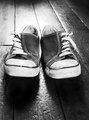 battered trainers