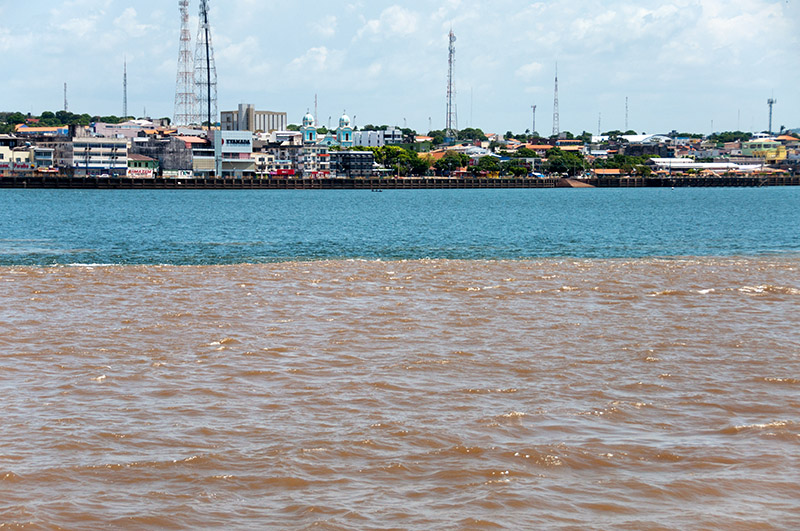 Where - is - it - Amazon and Tapajos river - Santarem city