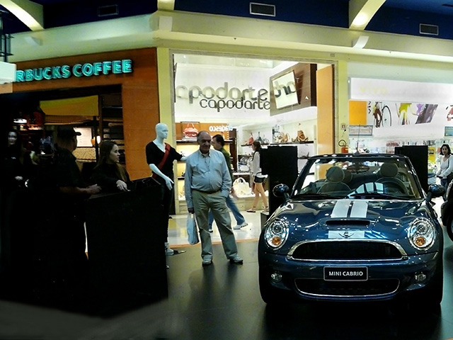 at the mall