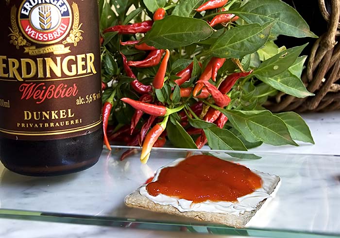 pepper jam served