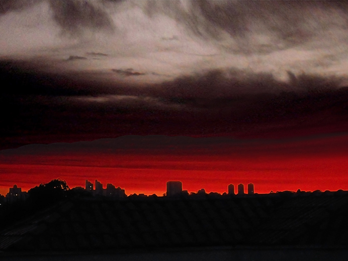 sunset - Sao Paulo city