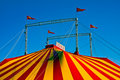 Red & Yellow in blue sky