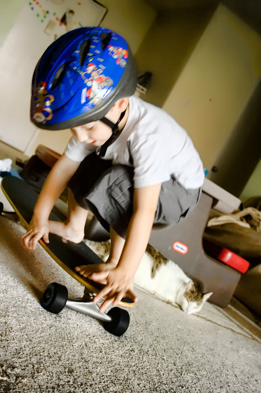 Tiny skater boy.