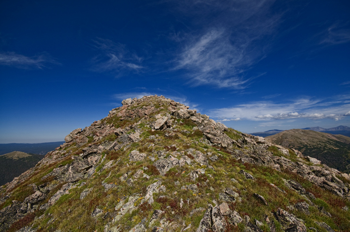 Up towards the summit