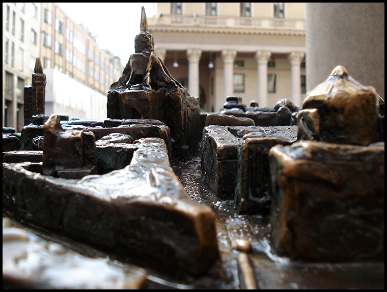 Brass 3d map of Milano
