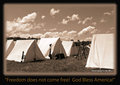 Tents & Guns in Sepia