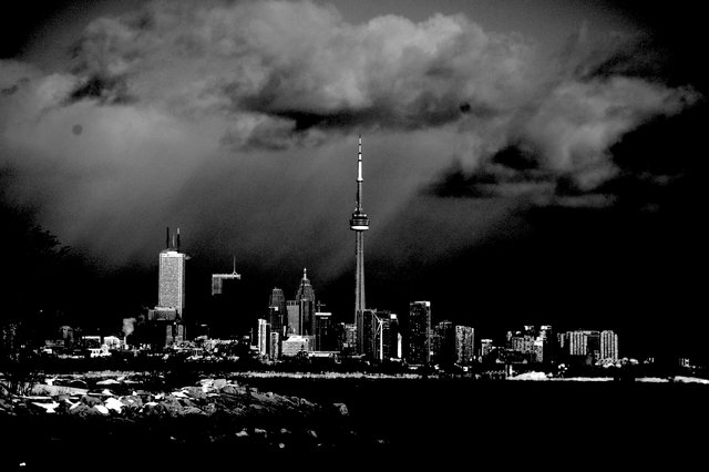 Dramatic Skies Over Toronto