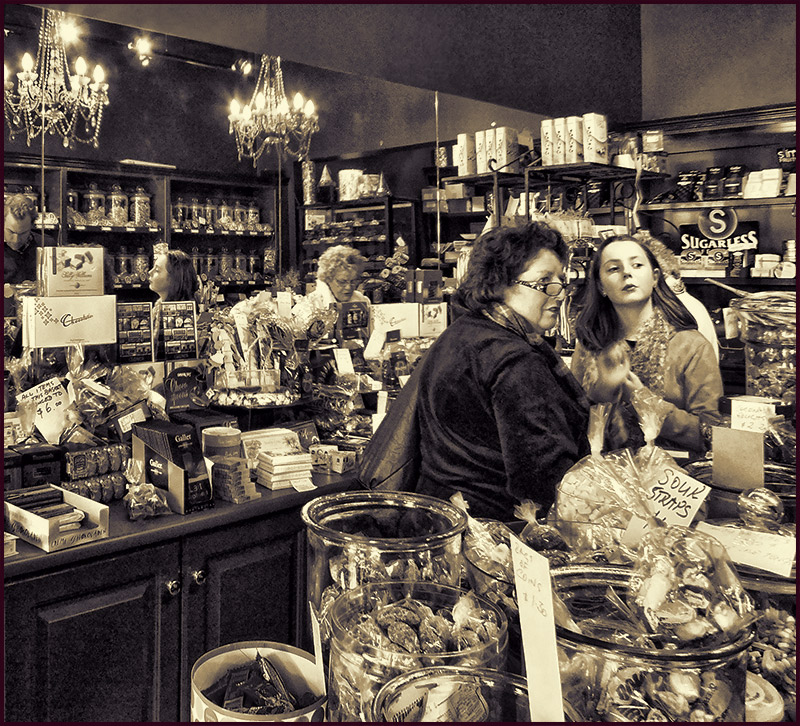 Lolly shop - sepia-and-selenium