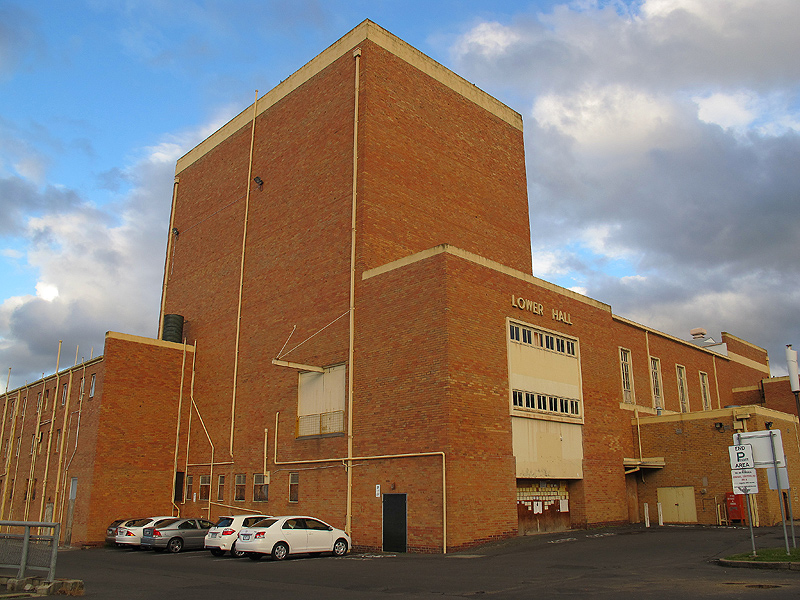 Backside of the Civic Hall