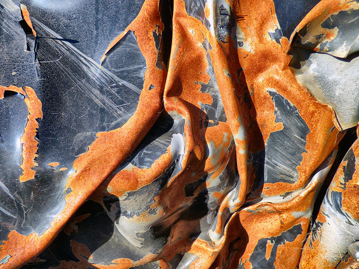 Crumpled Car Abstract