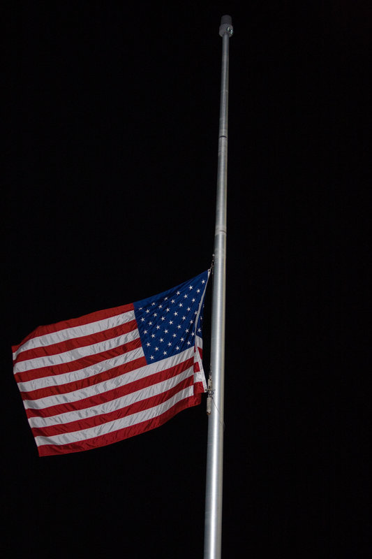 Half mast