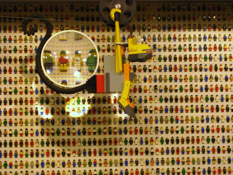 Legos Up the Wall