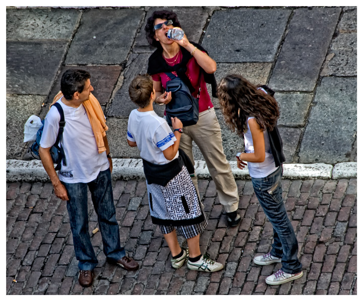 Jane's random outbursts of public gargling were a constant embarrassment for her family