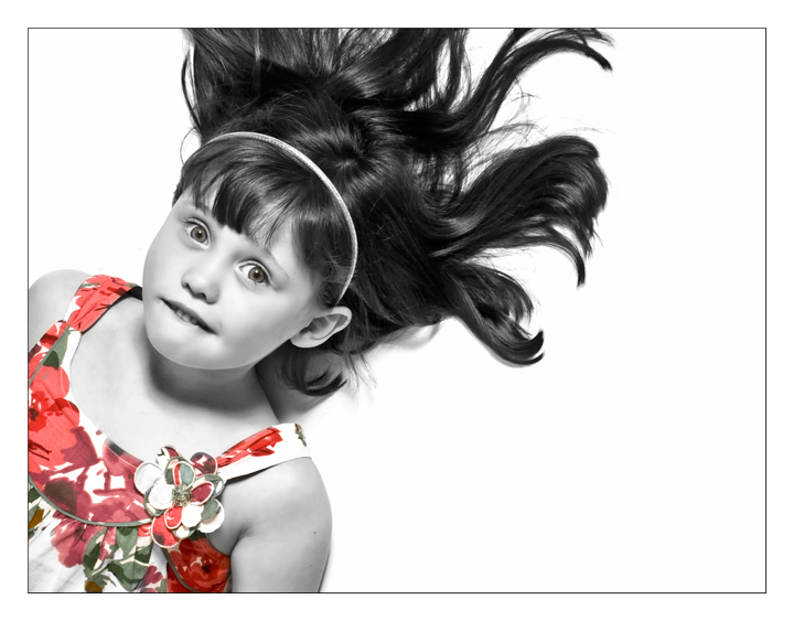 girl in poppies